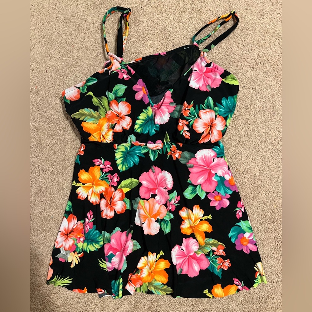 Plus size swim top
